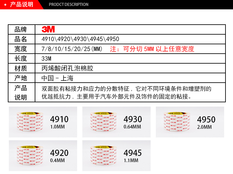 亞克力雙面膠在各領域中的應用！