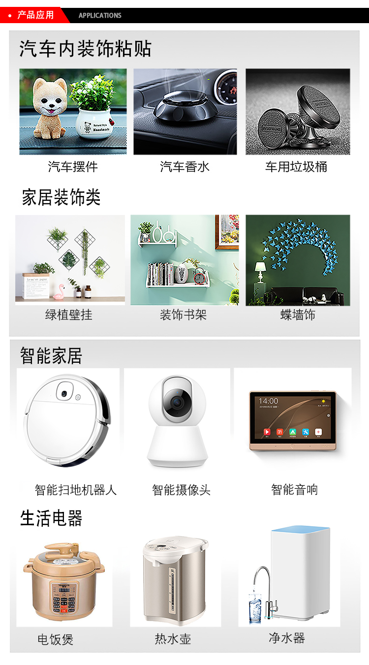 3MGTM系列膠帶在各領域的應用